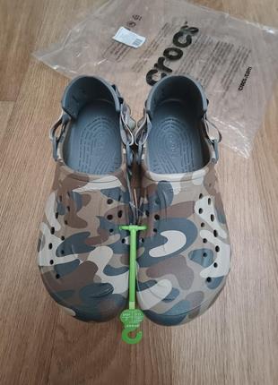 Мужские сабо крокс echo camo redux clog7 фото