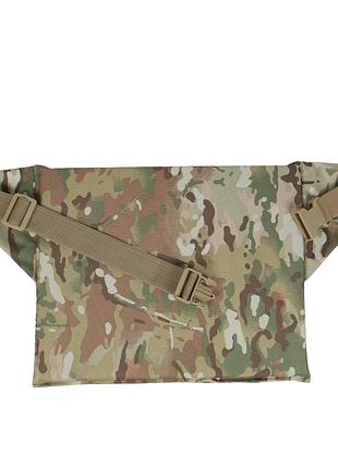 Каремат односекційний з кріпленням на пояс xl 39×30 оксфорд 600d  мультикам