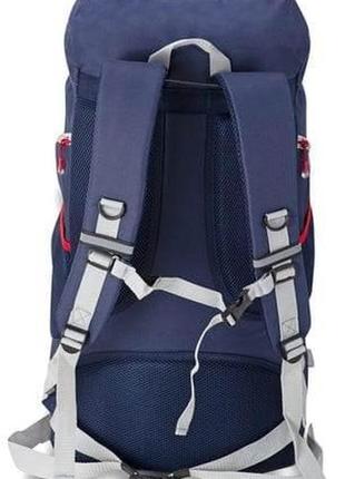 Туристический рюкзак с дождевиком 45l semiline expedition синий4 фото