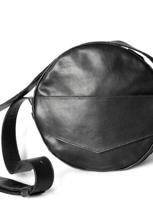 Женская сумка-рюкзак "transformer" из натуральной кожи с лямками для рюкзака