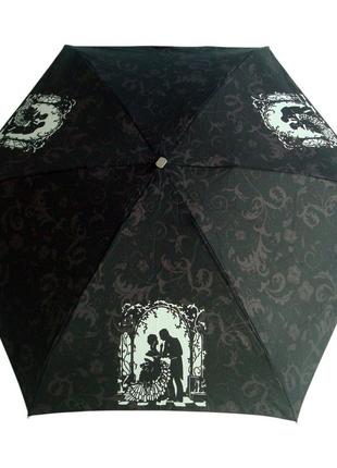 Зонт zest женский механика 5 сложений, цветной плоский. расцветка №17