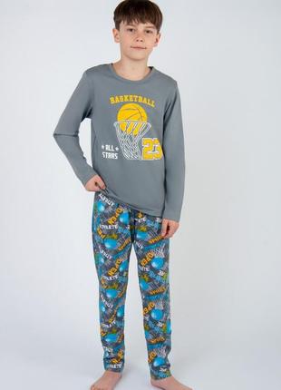Легка бавовняна піжама для підлітків, лёгкая хлопковая пижама для подростков1 фото