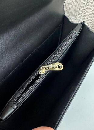 Стильная женская мини сумочка в стиле майкл корс черная10 фото