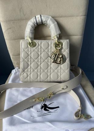 Женская сумка dior mini диор маленькая сумка шоппер на плечо красивая, легкая, стеганая сумка из экокожи1 фото