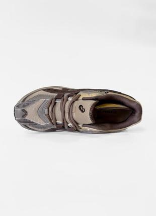 Чоловічі кросівки asics gel-preleus brown асікс коричневого кольору3 фото