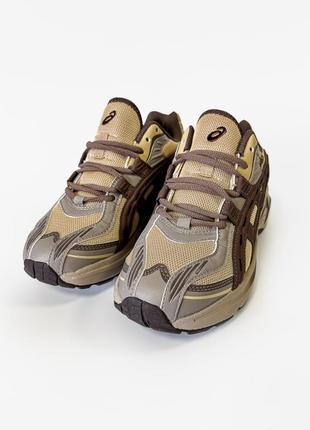 Чоловічі кросівки asics gel-preleus brown асікс коричневого кольору5 фото
