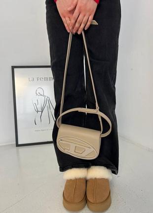 Женская сумка из эко-кожи diesel молодежная, брендовая сумка через плечо3 фото