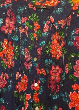 Сорочка з бісером в квітах4 фото