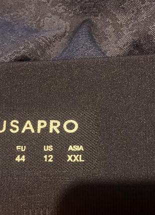 Брендовые лосины леггинсы тайтсы usapro компрессионные p.xl/2xl7 фото