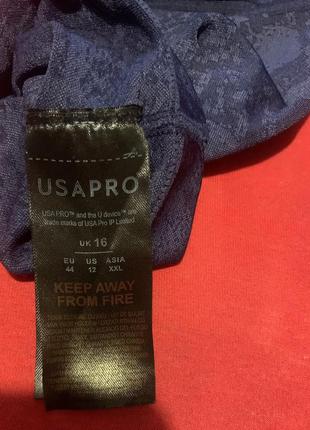 Брендовые лосины леггинсы тайтсы usapro компрессионные p.xl/2xl8 фото