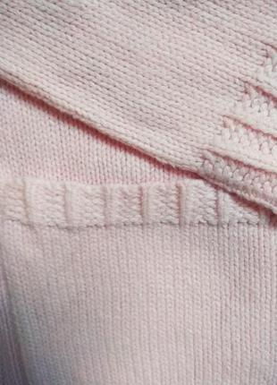 Кардиган новий рожевий на гудзиках р 36 38 44 46 s m подовжений3 фото