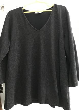 Хлопковый джемпер с лёгким блеском