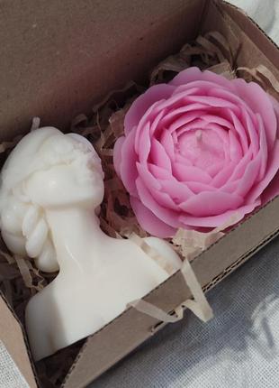 Набір свічок ручної роботи.