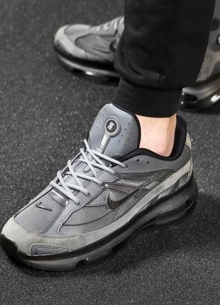 Чоловічі замшеві, чорні, стильні та якісні кросівки nike. від 40 до 44 рр. 3126 кк  кросівки nike6 фото