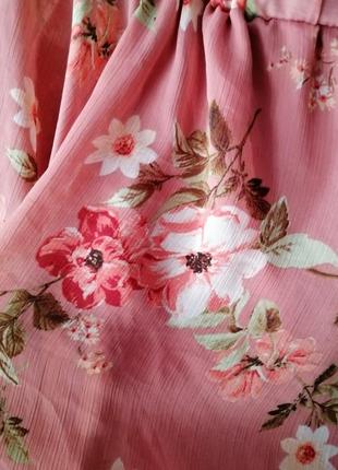 Шикарная блуза с цветочным принтом7 фото