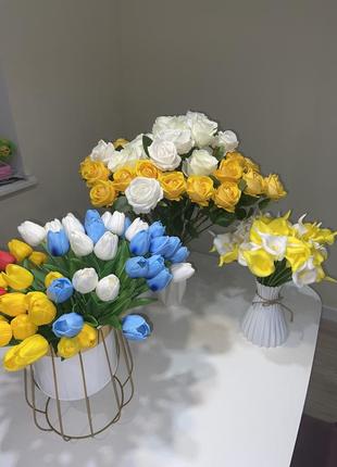 Латексні тюльпани квіти7 фото
