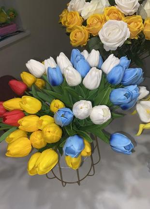 Латексні тюльпани квіти6 фото