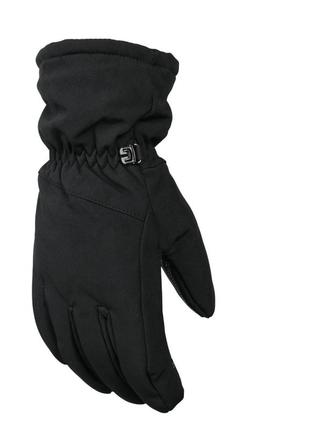 Перчатки зимние сенсорные softshell (l-xl) чёрный8 фото