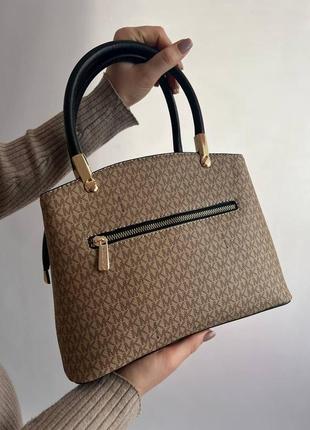 Жіноча сумка з еко-шкіри michael kors молодіжна, брендова сумка шопер через плече6 фото