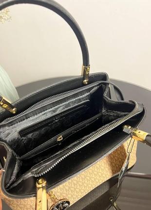 Жіноча сумка з еко-шкіри michael kors молодіжна, брендова сумка шопер через плече10 фото