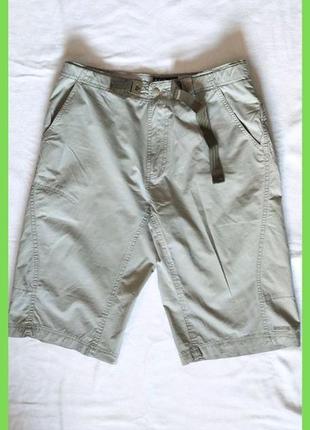 Мужские шорты с ремешком р. 32 (42 евр) s 100% хлопок columbia
