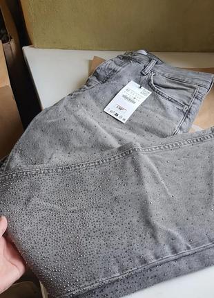 Джинсы zara 38 m 40 l 42 xl8 фото