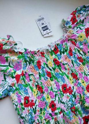 Летнее цветочное платье полномерка на 3-5 лет dunnes4 фото