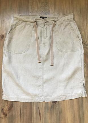 Спідниця льон на 48р.