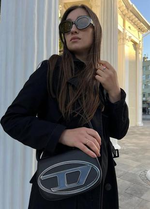 Женская сумка из эко-кожи diesel молодежная, брендовая сумка через плечо4 фото