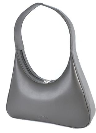 Графит - каркасная, класическая, стильная, маленькая, фабричная сумочка от укр. производителя (луцк, 809)2 фото