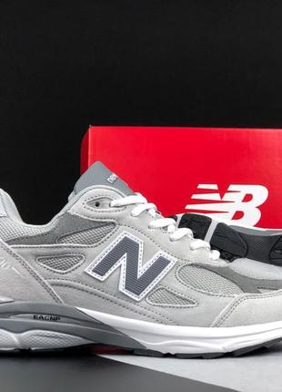 New balance 590 кросівки чоловічі замшеві світло-сірі замша сітка в'єтнам низькі осінні весняні демісезонні демісезон відмінна якість нью баланс