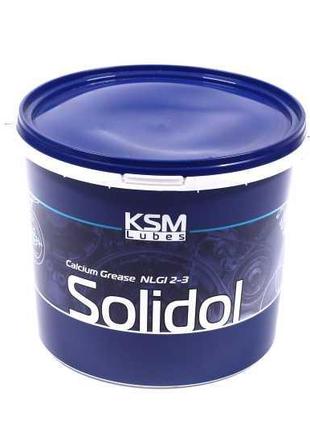 Мастило солідол-ж держстандарт екстра ксм-протек (відро 4,5кг)1 фото