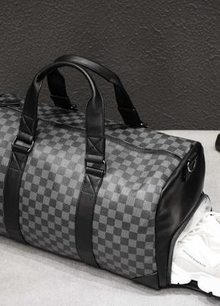Стильная мужская городская сумка на плечо, большая и вместительная дорожная сумка для ручной клади2 фото
