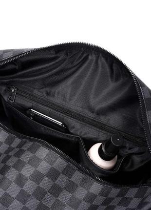 Стильная мужская городская сумка на плечо, большая и вместительная дорожная сумка для ручной клади9 фото