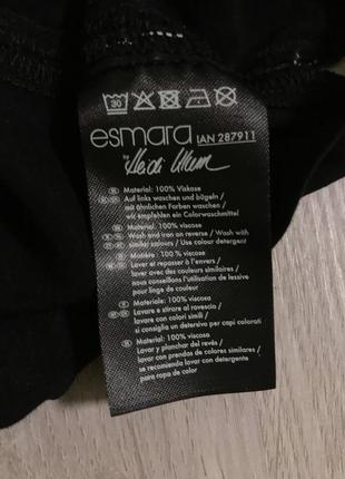 В наявності базова чорна футболка від бренду esmara/топ/ футболка/ маєчка.5 фото