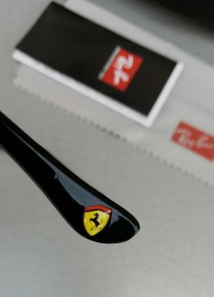 Ray ban ferrari очки унисекс солнцезащитные серо синие с градиентом линзы стекло5 фото