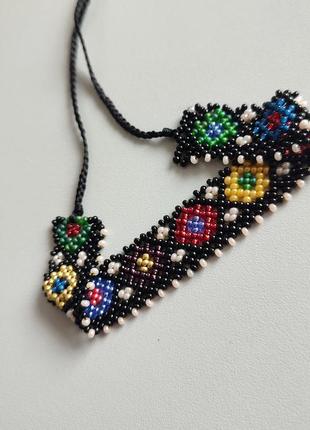 Женское ожерелье и браслет, чешский бисер, бисер отборный.3 фото