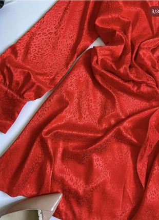 Червона сукня на запах red herring невесомое сатинова2 фото