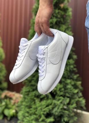 Р.44, 45  кроссовки nike cortez (белые)