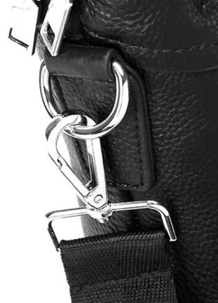 Мужской кожаный деловой портфель сумка для документов из натуральной кожи5 фото