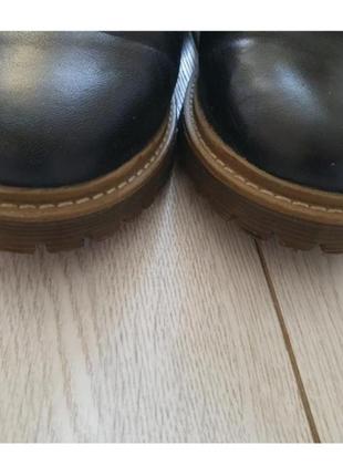 Оксфорди жіночі туфлі чоботи черевики ботинки кожа шкіра5 фото