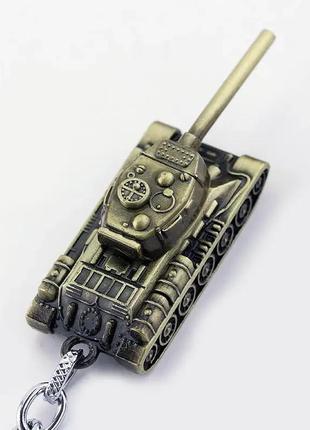 Брелок металлический для ключей "мир танков / world of tanks / танк der-3"5 фото
