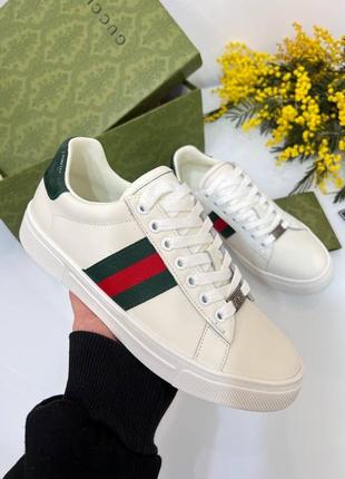 Кроссовки кеды гуччи gucci ace