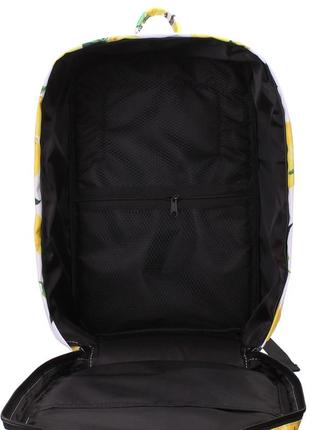 Рюкзак для ручной клади poolparty hub 40x25x20см ryanair / wizz air / мау с лимонами4 фото
