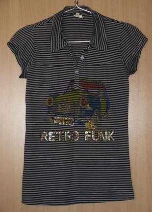Футболка поло брэнд funk rock англия