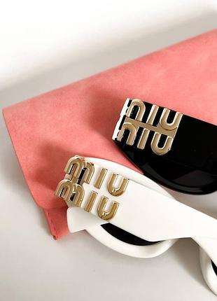 Окуляри чорні молочні тренд сонцезахисні uv400 очки черные белые білі