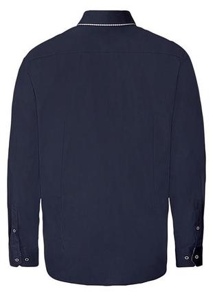 Рубашка хлопковая для мужчины nobel league lidl 363337 42,l,52 темно-синий2 фото