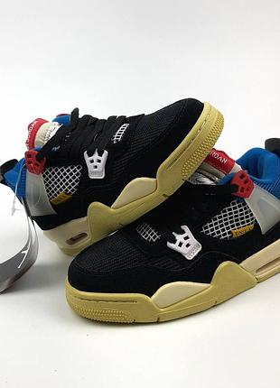Nike air jordan 4 retro off noir  накладений платіж3 фото