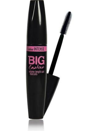 Тушь для ресниц big lashes colour intense силиконовая щеточка