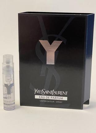 Yves saint laurent y pour homme eau de parfum 1.2 ml1 фото